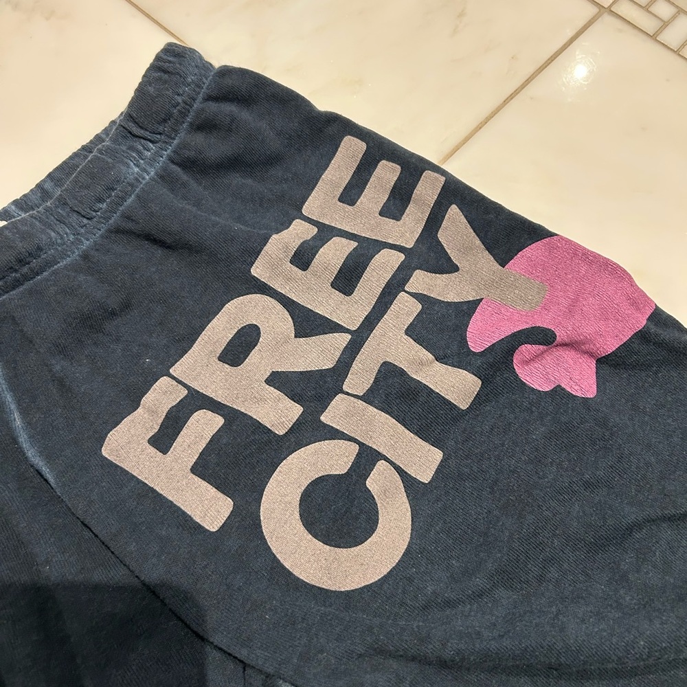 Freecity NAVY Jogger Sweatpants with Elastic Cuffs